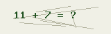 Math captcha